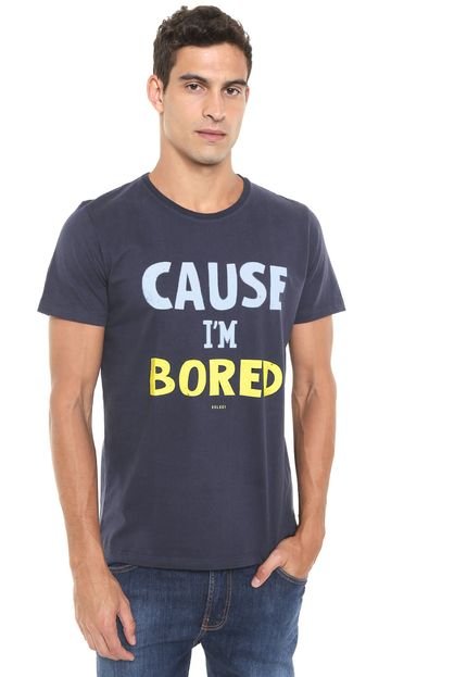 Camiseta Colcci Bored Azul-marinho - Marca Colcci