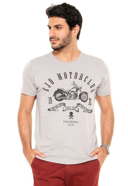 Camiseta Ellus Fine Motor Club Cinza - Marca Ellus