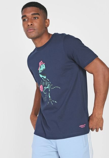 Camiseta adidas Originals 5 Dino Azul-Marinho - Marca adidas Originals