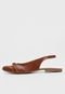 Sapatilha DAFITI SHOES Slingback Caramelo - Marca DAFITI SHOES