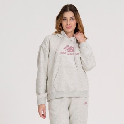 Casaco New Balance Com Capuz Essentials Feminino - Marca New Balance