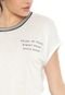 Camiseta Colcci Fitness Lettering Branca - Marca Colcci Fitness