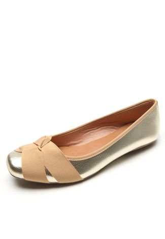 Sapatilha DAFITI SHOES Dourada - Compre Agora