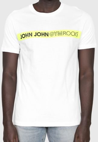 Camiseta John John Gym Rocks Branca - Compre Agora