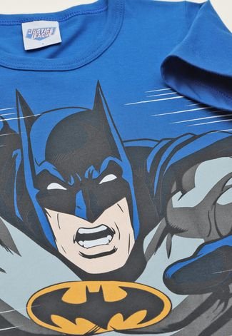 Camiseta Infantil Kamylus Batman Azul