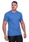 Kit 2 Camisetas Masculinas Algodão Básica Sem Estampa Macia Tamanho Adulto Sublimação Techmalhas Bordô/Azul Royal - Marca TECHMALHAS