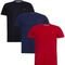 Kit 3 Camisetas Premium França Preto Azul Marinho Vermelho Multicolorido - Marca HILMI