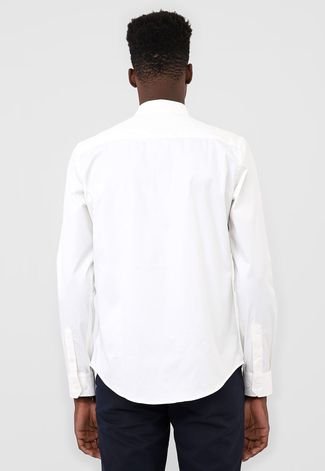 Camisa Colcci Reta Logo Off-White