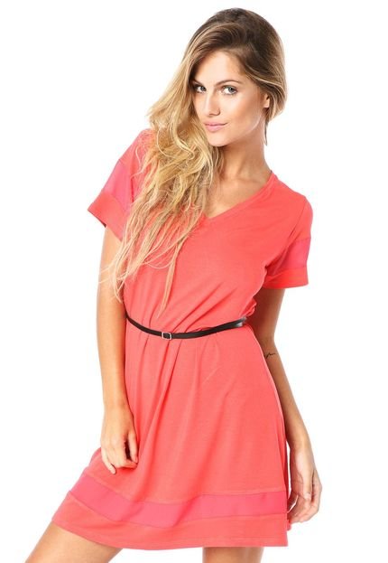 Vestido Anna Flynn Transparency Laranja - Marca Anna Flynn