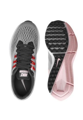 Tênis Nike Zoom Winflo 4 Cinza/Rosa