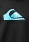 Blusa Quiksilver Mol Car Basic Logo I Preta - Marca Quiksilver