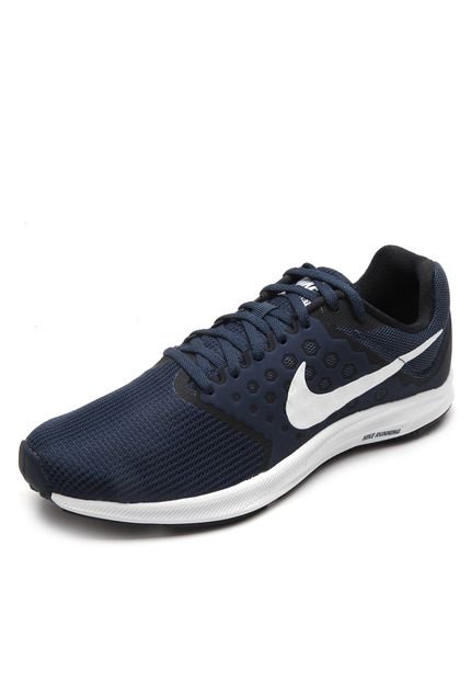 Tênis Nike Downshifter 7 Azul-Marinho/Branco - Marca Nike