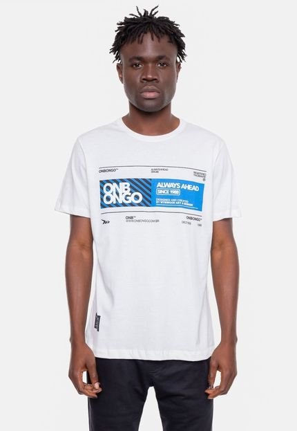 Camiseta Onbongo Estampada Branca Off White - Marca Onbongo