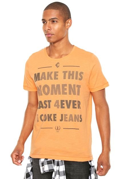 Camiseta Coca-Cola Jeans 4ever Laranja - Marca Coca-Cola Jeans