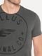 Camiseta Ellus Masculina Cotton Washed Maxi Easa Circle Grafite - Marca Ellus