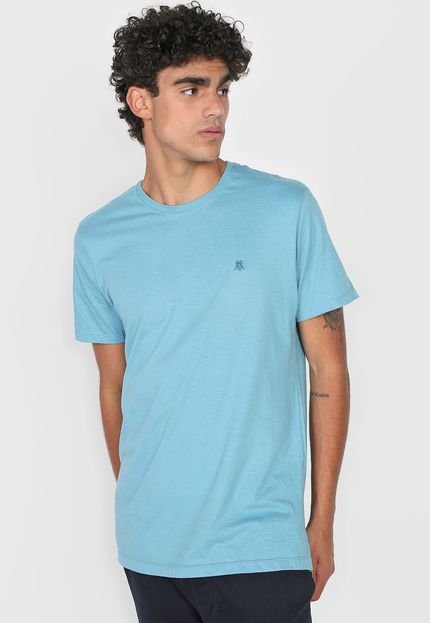 Camiseta Polo Wear Logo Azul - Marca Polo Wear