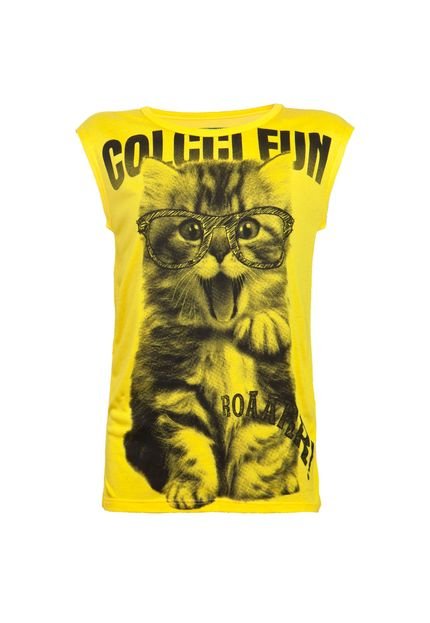 T-Shirt Colcci Fun Boy Amarela - Marca Colcci Fun