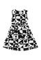 Vestido Regata Estampado Infantil Quimby Preto - Marca Quimby