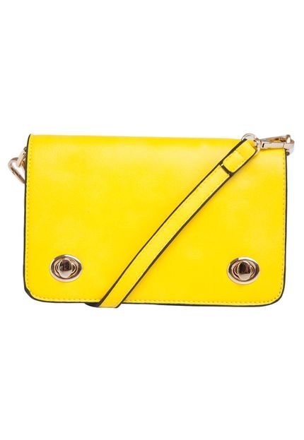 Bolsa Dafiti Accessories Crossbody Amarela - Marca DAFITI ACCESSORIES