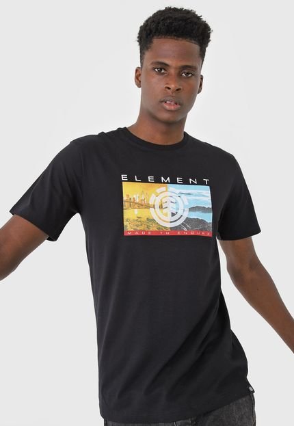 Camiseta Element Sentinel Preta - Marca Element