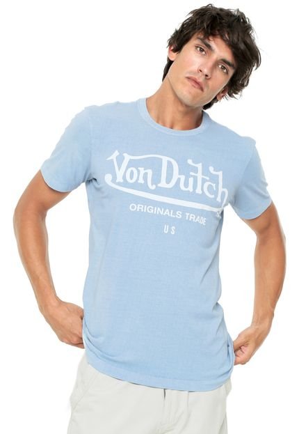 Camiseta Von Dutch Original Trade Azul - Marca Von Dutch 