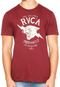 Camiseta RVCA Free And Wild Vinho - Marca RVCA