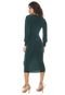 Vestido Colcci Midi Liso Verde - Marca Colcci