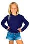 Camiseta Infantil Proteção Solar Uv50 Manga Longa - Slim Fitness Azul Marinho - Marca Slim Fitness