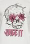 Camiseta Juice It Manga Curta Motion Cranium Bege - Marca Juice It
