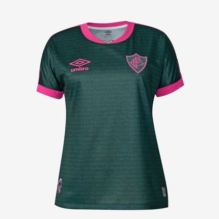 Camisa Feminina Umbro Fluminense Of.3 2023 (Atleta) Incolor - Marca Umbro