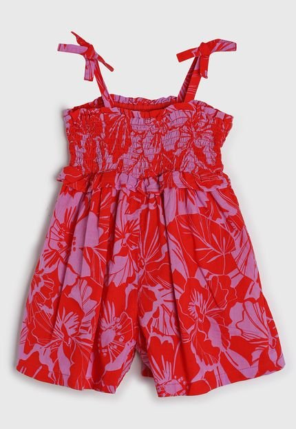 Macaquinho GAP Floral Vermelho - Marca GAP