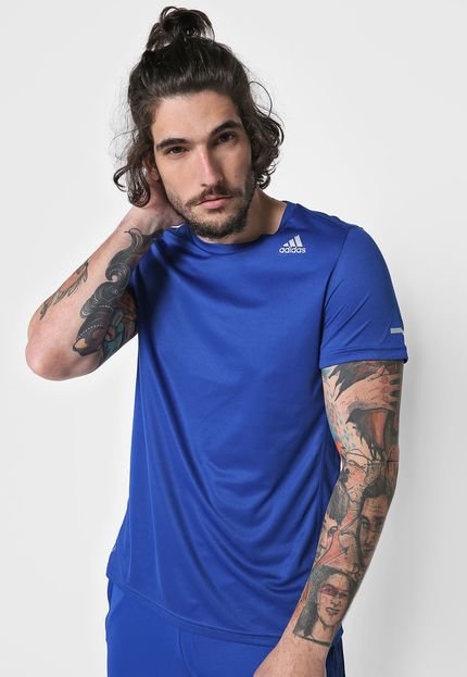 Camiseta adidas Performance Run It M Azul - Marca adidas Performance