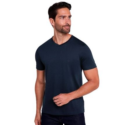 Camiseta Dudalina Essentials V Sport OU24 Marinho Masculino - Marca Dudalina