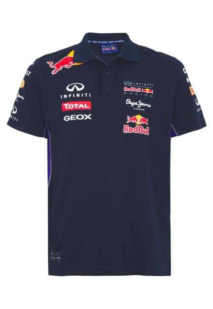 Camisa Polo RED BULL Oficial Azul - Marca RED BULL