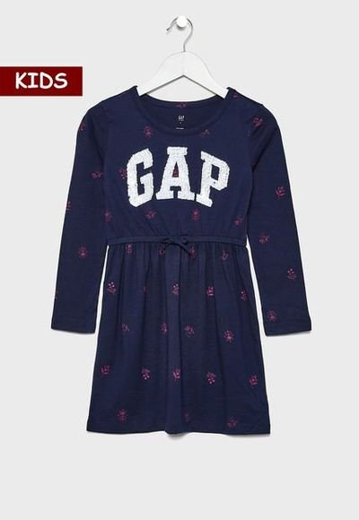 Vestido Azul Blanco Fucsia GAP Kids Compra Ahora Dafiti Colombia