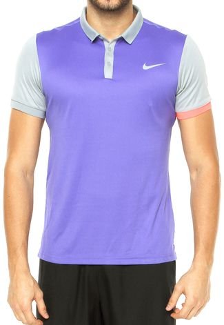 Camisa Polo Nike Advantage Roxa