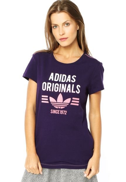Camiseta adidas Originals Roxa - Marca adidas Originals