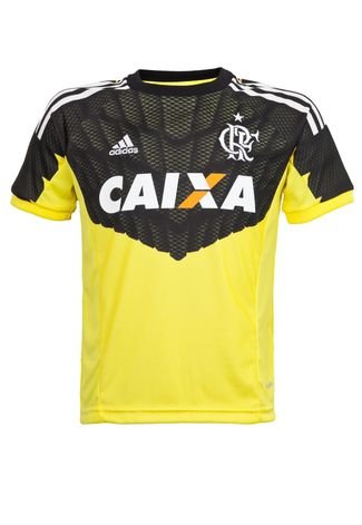 Camisa adidas Performance Flamengo GK Infantil Amarela