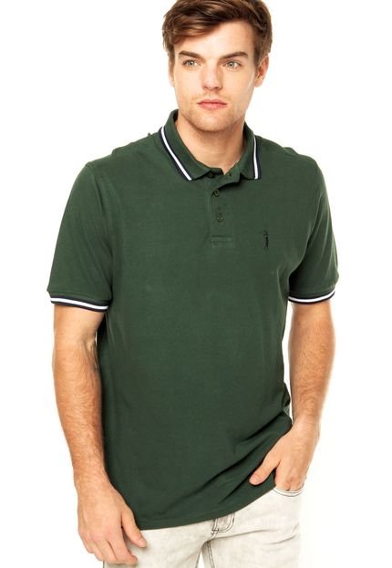 Camisa Polo Aleatory Lisa Frizo Verde - Marca Aleatory