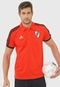 Camisa Polo adidas Performance Reta 3S River Plate Vermelha - Marca adidas Performance