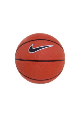 Bola de Basquete Nike Swoosh Mini Tamanho 3 - Preta com Vermelha -  BB0634-019