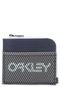 Carteira Oakley 90'S Zip Small Wallet Azul/CInza - Marca Oakley