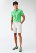 Camisa Polo Colcci Reta Friso Verde - Marca Colcci