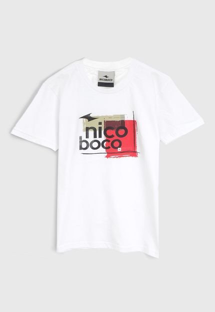 Camiseta Nicoboco Infantil Some Branca - Marca Nicoboco