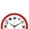 Relógio de Parede Redondo Analógico Café Vermelho 25cm - Casambiente - Marca Casa Ambiente