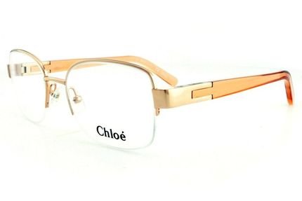 Óculos de Grau Chloé CE2119 785/51 Dourado Rose/Laranja - Marca Chloé