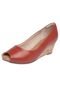 Peep Toe Piccadilly Anabelinha Marrom - Marca Piccadilly
