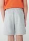 Shorts Infantil Menino Com Estampa Em Moletom  Tam 1 A 16 - Cinza - Marca Hering