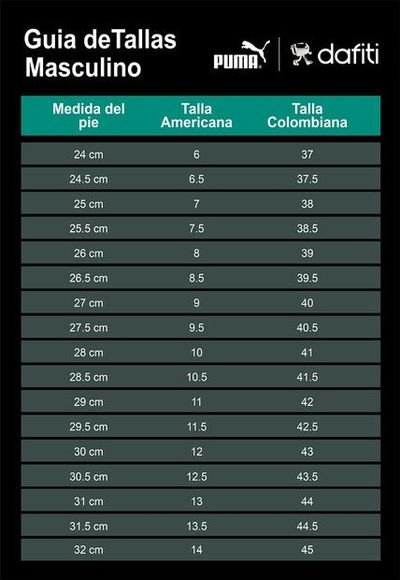 Zapatos puma en sales colombia tallas grandes