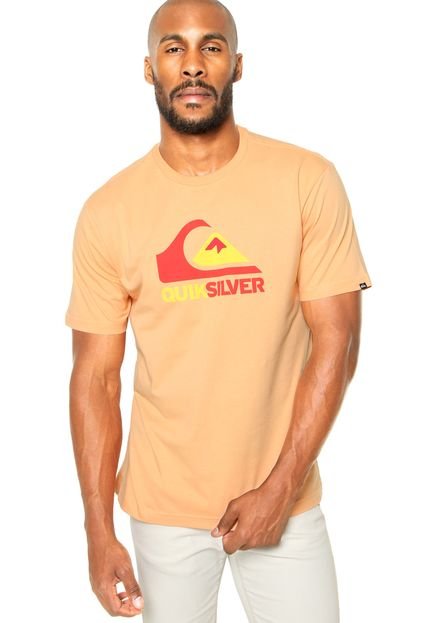Camiseta Quiksilver Chevron Box Laranja - Marca Quiksilver